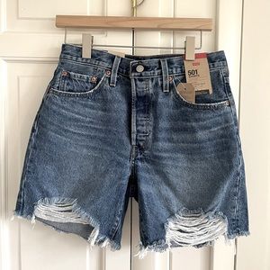 Levi’s 501 high rise shorts